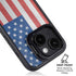 American Flag Distressed iPhone 15 Kickstand Case
