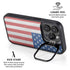 American Flag Distressed iPhone 15 Pro Kickstand Case
