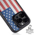 American Flag Distressed iPhone 15 Pro Kickstand Case