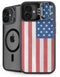 American Flag Distressed iPhone 16 Kickstand Case