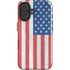 American Flag Distressed iPhone 16 Plus Impact Case