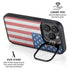 American Flag Distressed iPhone 16 Pro Kickstand Case
