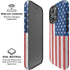 American Flag Distressed iPhone 16 Pro Magsafe Impact Case
