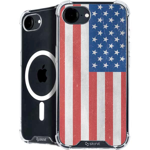 American Flag Distressed iPhone 16e MagSafe Case