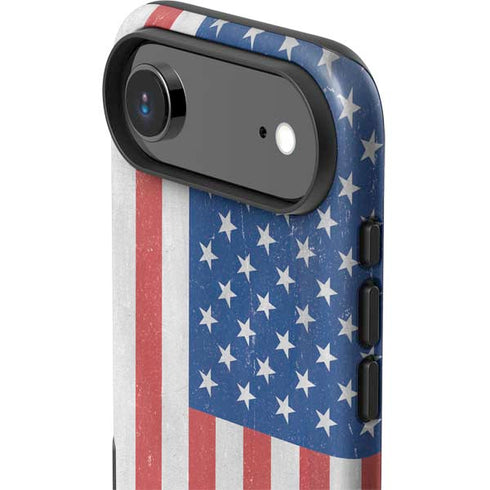 American Flag Distressed iPhone 17 Air Impact Case