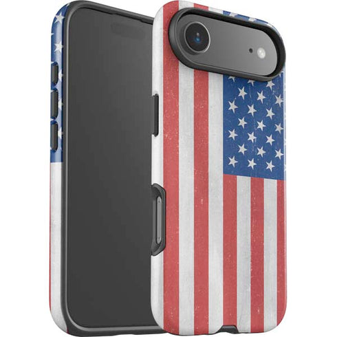American Flag Distressed iPhone 17 Air Impact Case