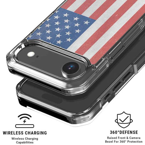 American Flag Distressed iPhone 17 Air MagSafe Case