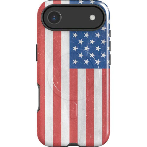 American Flag Distressed iPhone 17 Air Magsafe Impact Case