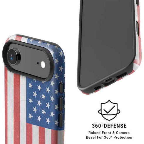 American Flag Distressed iPhone 17 Air Magsafe Impact Case