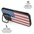 American Flag Distressed iPhone 17 Kickstand Case