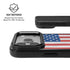 American Flag Distressed iPhone 17 Pro Kickstand Case