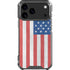 American Flag Distressed iPhone 17 Pro Max Clear Case