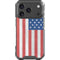 American Flag Distressed iPhone 18 Pro Clear Case
