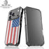 American Flag Distressed iPhone 18 Pro Clear Case