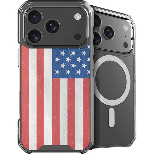 American Flag Distressed iPhone 18 Pro Max MagSafe Case