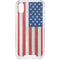 American Flag Distressed iPhone XS Clear Case
