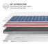 American Flag Distressed MacBook Pro 14in (2021-24) Case plus Skin