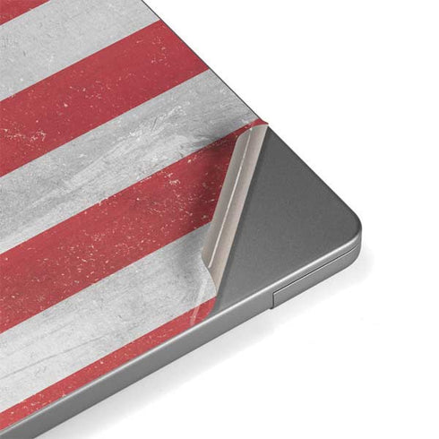 American Flag Distressed Apple MacBook Pro 14-inch Skin