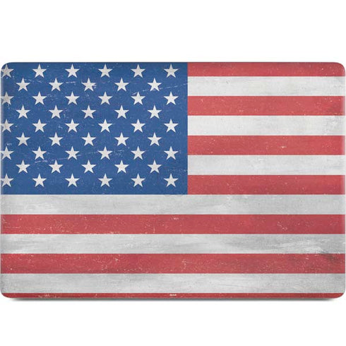 American Flag Distressed MacBook Skins