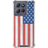 American Flag Distressed Moto G Stylus 5G (2025) Clear Case