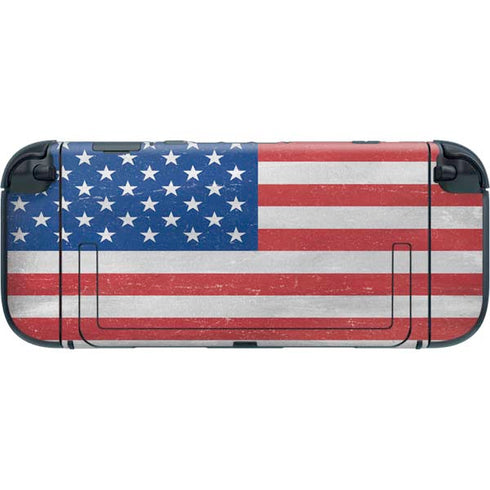 American Flag Distressed Nintendo Switch 2 (2025) with Joy-Con Skin