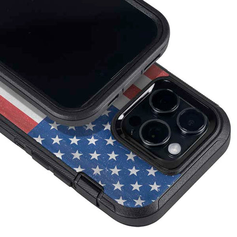 American Flag Distressed Otterbox Defender iPhone Skin