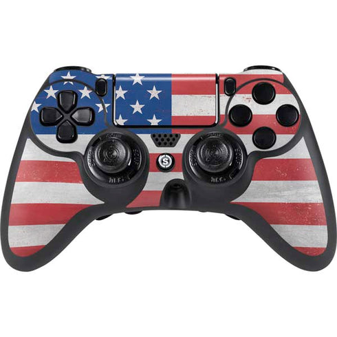 American Flag Distressed PlayStation PS4 Skins