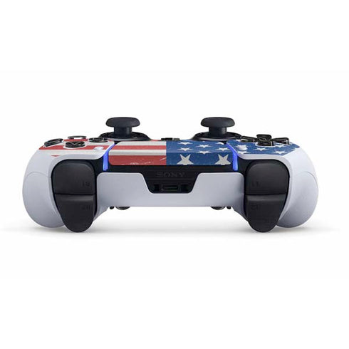 American Flag Distressed PS5 DualSense Edge Pro Controller Skin