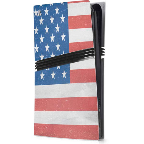American Flag Distressed PlayStation PS5 Skins