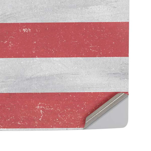 American Flag Distressed PS5 Pro Disk Console Skin