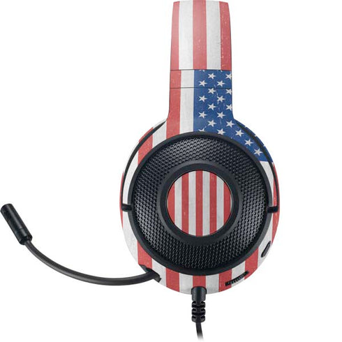 American Flag Distressed Razer Kraken X Skin
