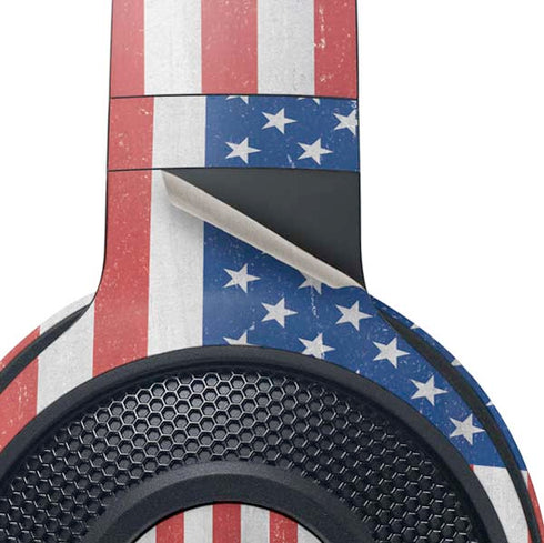 American Flag Distressed Razer Kraken X Skin