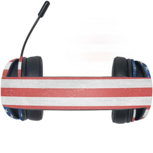 American Flag Distressed Razer Kraken X Skin