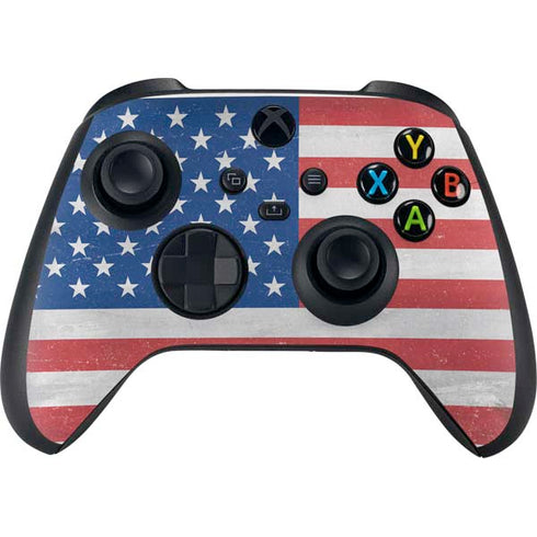 American Flag Distressed XBox Series X Digital Edition Bundle Skin