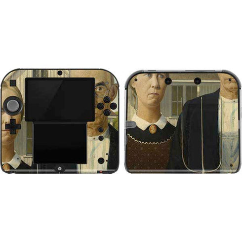 Grant Wood American Gothic Nintendo Skins