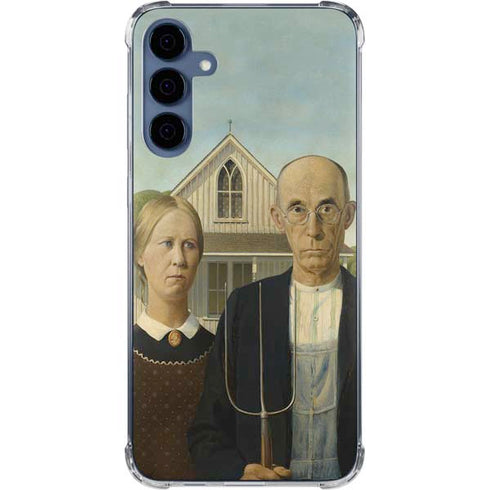 Grant Wood American Gothic Galaxy A35 5G Clear Case