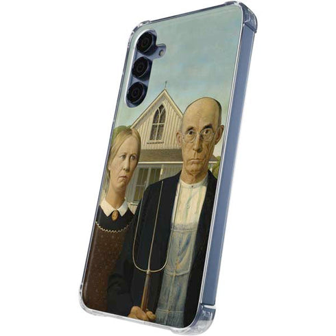 Grant Wood American Gothic Galaxy A35 5G Clear Case