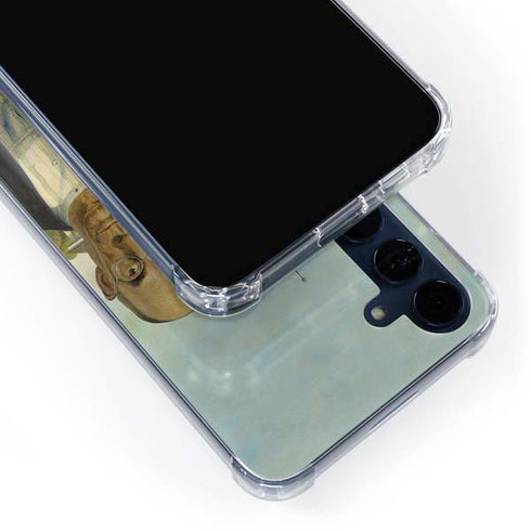 Grant Wood American Gothic Galaxy A55 5G Clear Case