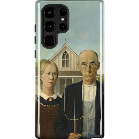 Grant Wood American Gothic Galaxy S23 Ultra Pro Case