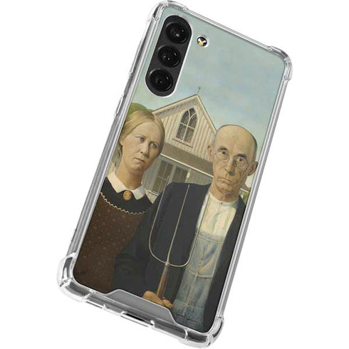 Grant Wood American Gothic Galaxy S24 FE Clear Case