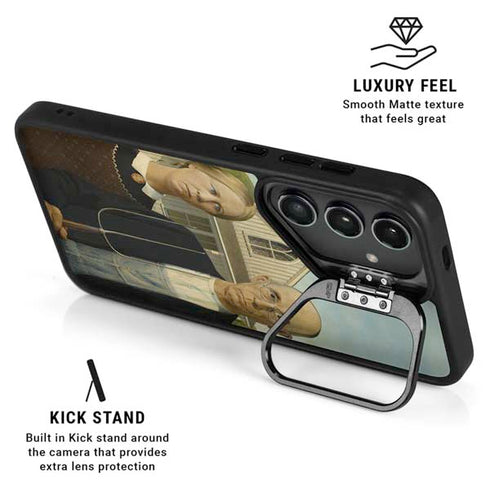 Grant Wood American Gothic Galaxy S25 Plus Kickstand Case