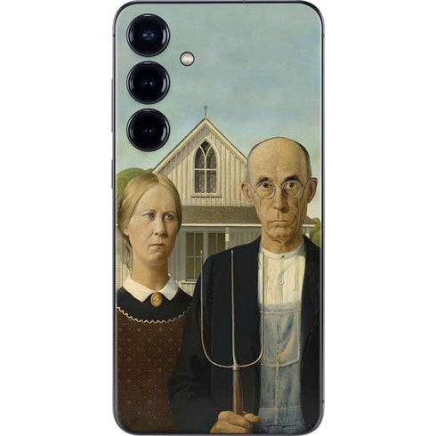 Grant Wood American Gothic Galaxy S24 Plus Skin