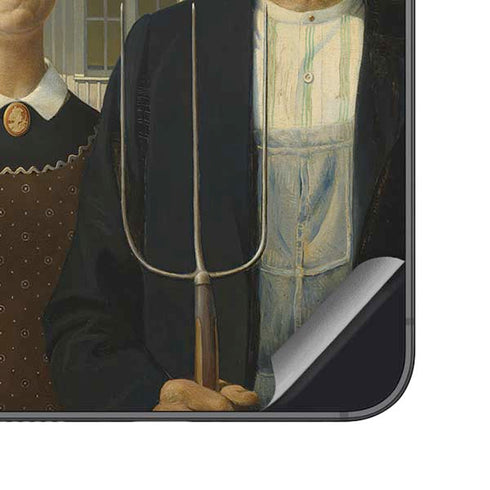 Grant Wood American Gothic Galaxy S25 Plus Skin