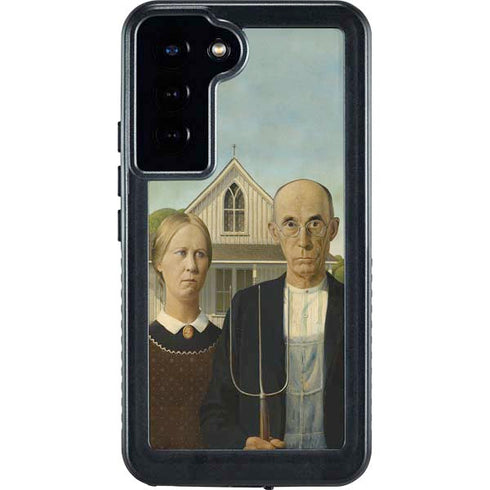 Grant Wood American Gothic Galaxy S24 Plus Waterproof Case