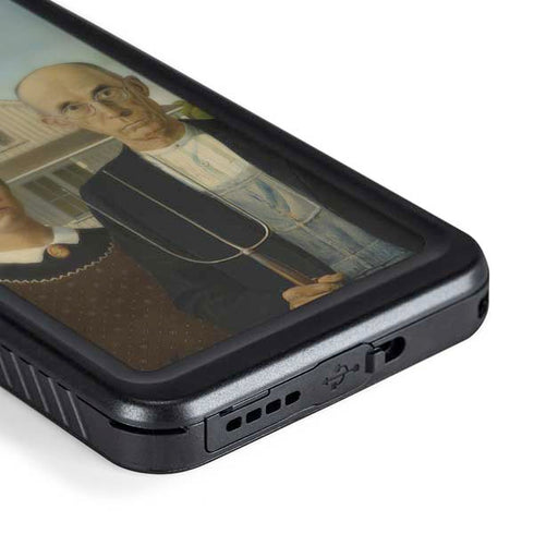 Grant Wood American Gothic Galaxy S24 Plus Waterproof Case