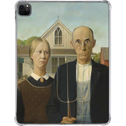 Grant Wood American Gothic iPad Pro 11in (2024) Clear Case