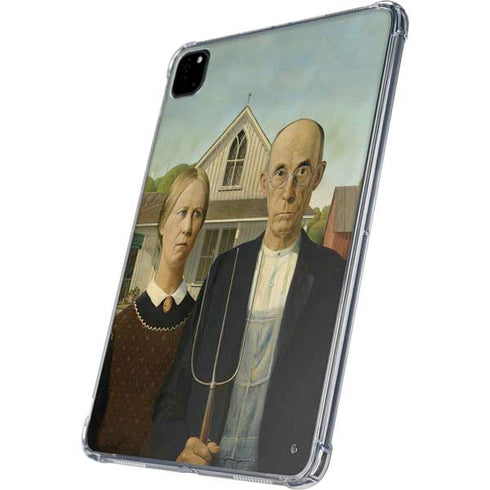 Grant Wood American Gothic iPad Pro 11in (2024) Clear Case