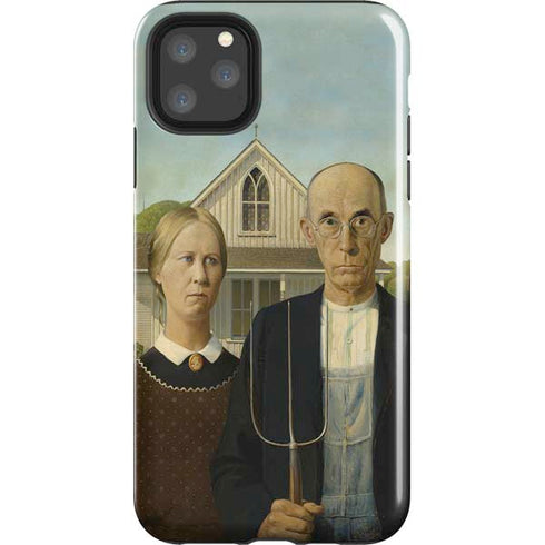 Grant Wood American Gothic iPhone Cases