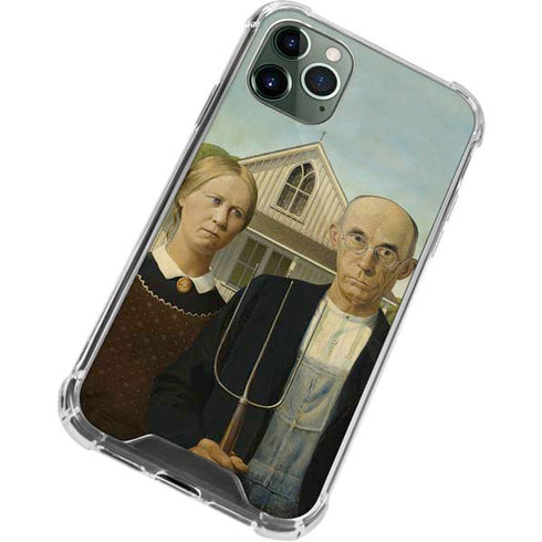 Grant Wood American Gothic iPhone 12 Pro Clear Case