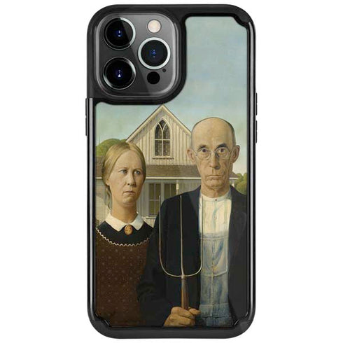 Grant Wood American Gothic iPhone Cases